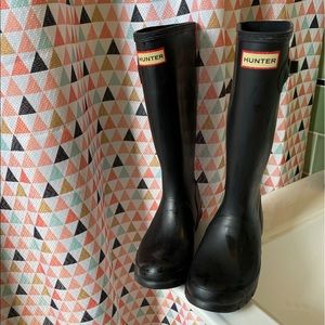 Hunter Boots. Big kid also fits woman.